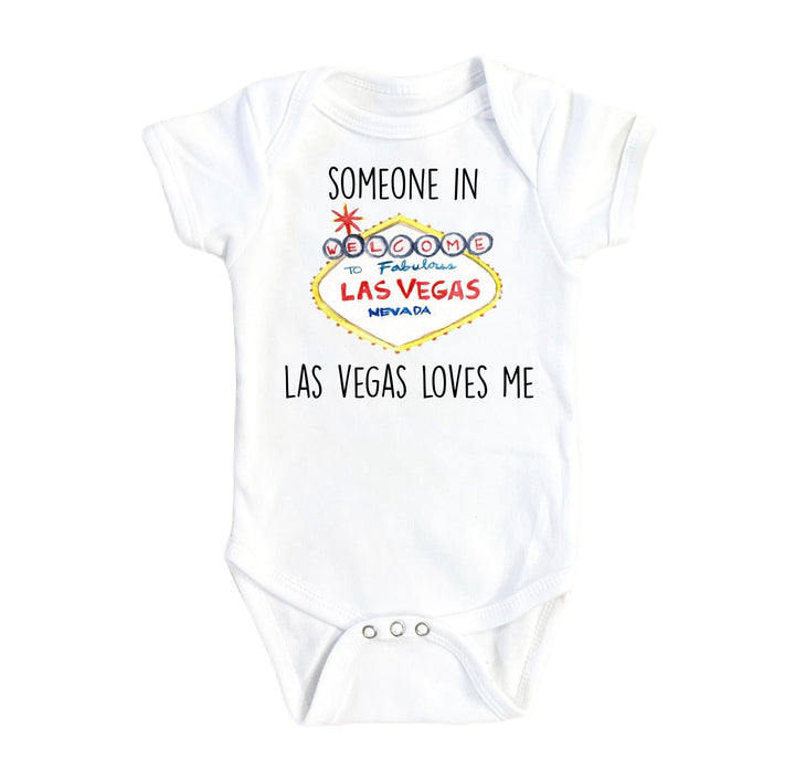 Las Vegas - Baby Boy Girl Clothes Infant Bodysuit Funny Cute Newborn 1A Onesie