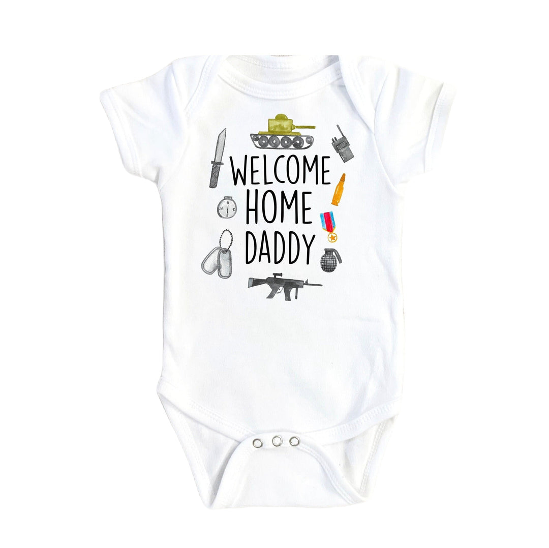 Military Welcome - Baby Boy Girl Clothes Infant Bodysuit Funny Cute Newborn Onesie