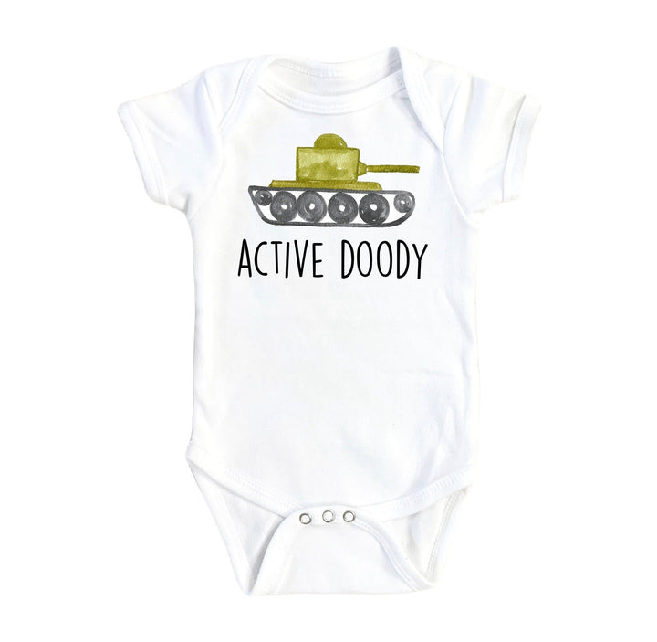 Tank Doody - Baby Boy Girl Clothes Infant Bodysuit Funny Cute Newborn Onesie