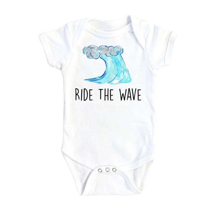 Surfer Ride - Baby Boy Girl Clothes Infant Bodysuit Funny Cute Newborn Onesie