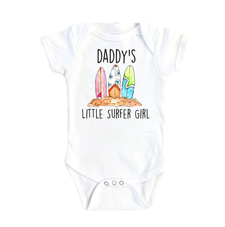 Surfing Girl - Baby Boy Clothes Infant Bodysuit Funny Cute Newborn Onesie