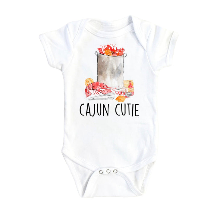 Cajun Cutie - Baby Boy Girl Clothes Infant Bodysuit Funny Cute Newborn Onesie