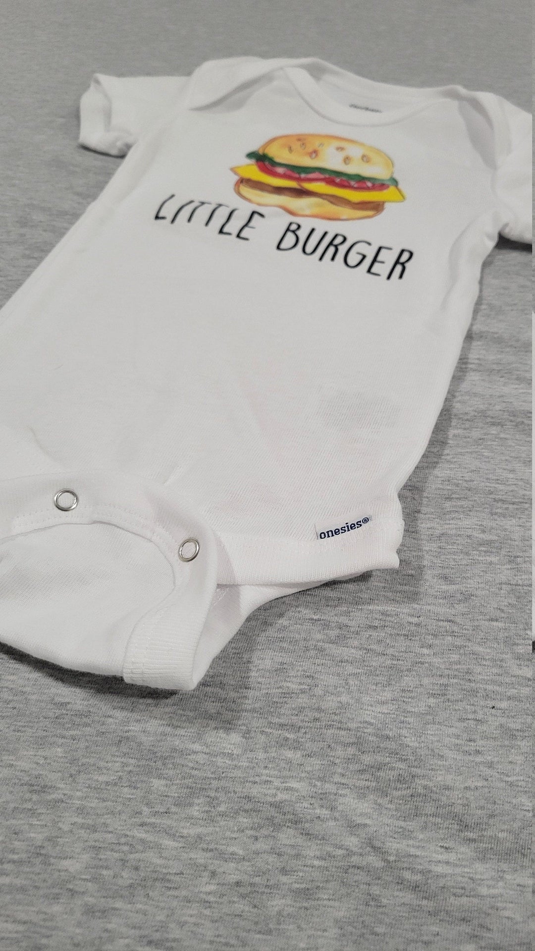 Little Burger - Baby Boy Girl Clothes Infant Bodysuit Funny Cute Newborn Onesie