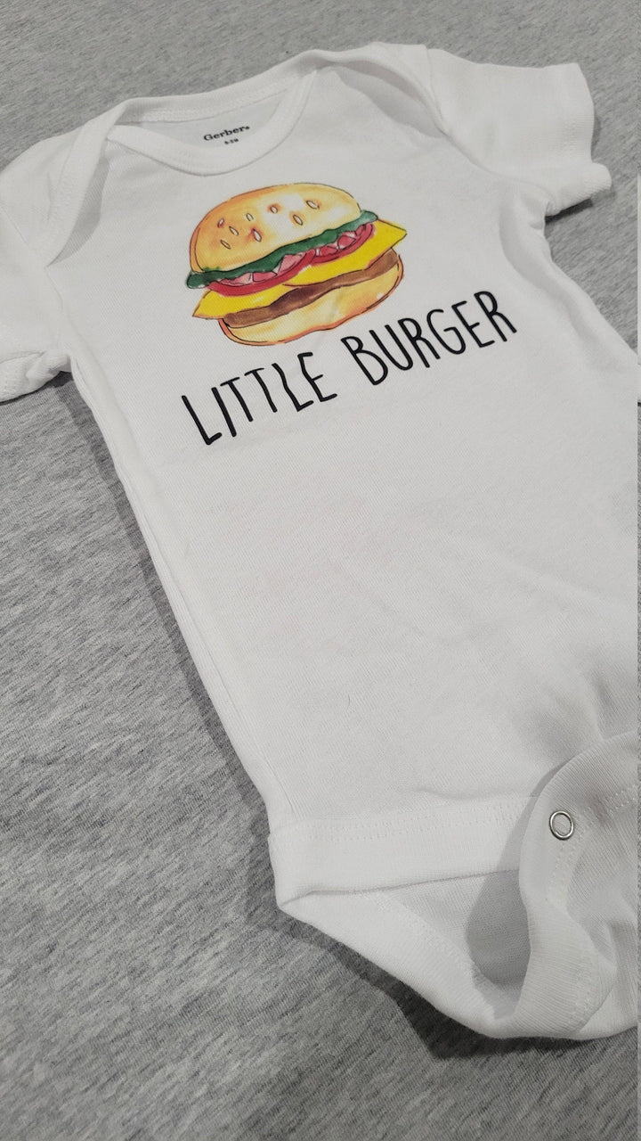 Little Burger - Baby Boy Girl Clothes Infant Bodysuit Funny Cute Newborn Onesie