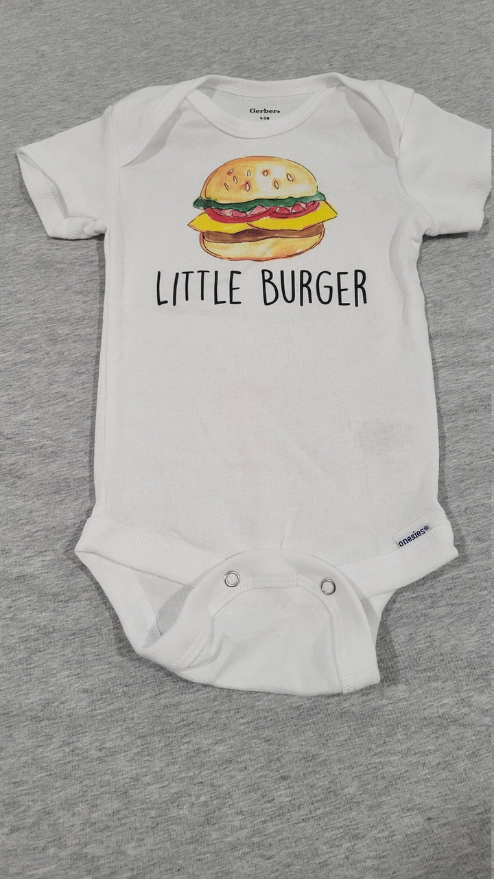 Little Burger - Baby Boy Girl Clothes Infant Bodysuit Funny Cute Newborn Onesie