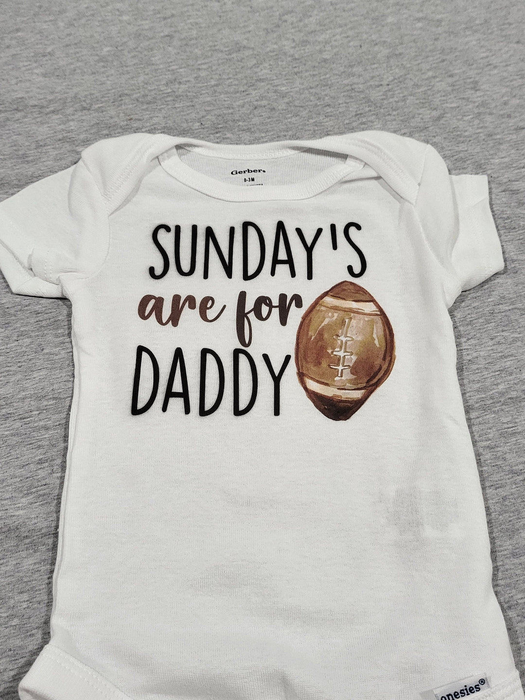 Football Sunday - Baby Boy Girl Clothes Infant Bodysuit Funny Cute Newborn Onesie