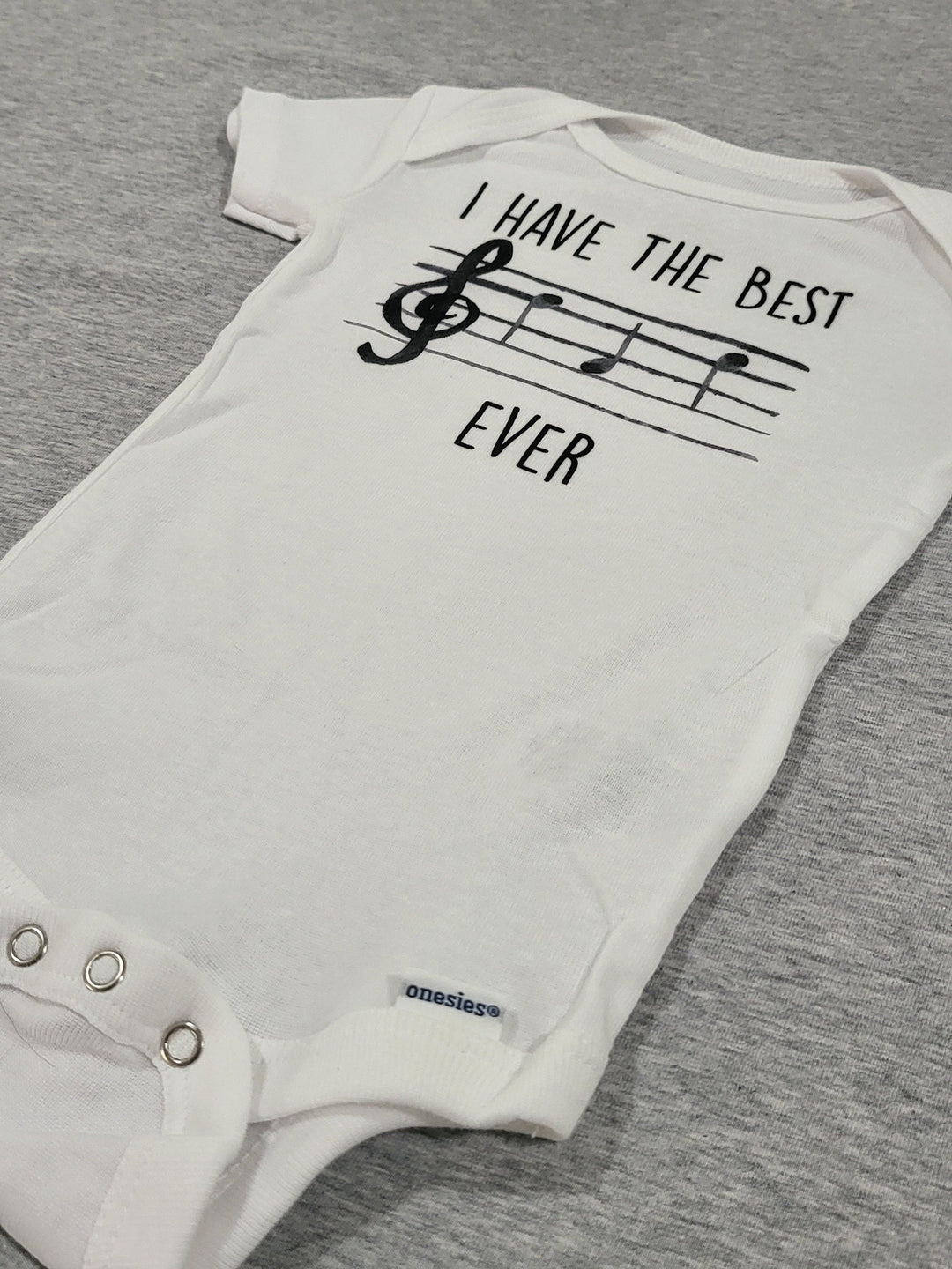 Best Dad Musician - Baby Boy Girl Clothes Infant Bodysuit Funny Cute Newborn Onesie