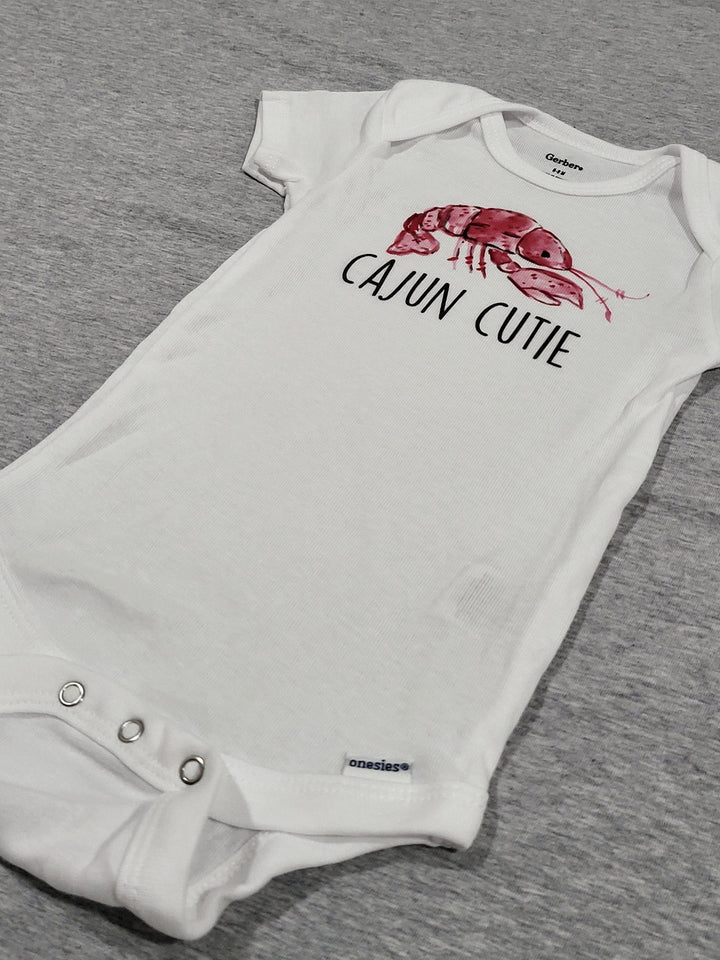 Cajun Cutie - Baby Boy Girl Clothes Infant Bodysuit Funny Cute Newborn Onesie