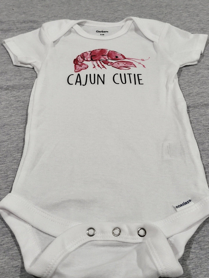 Cajun Cutie - Baby Boy Girl Clothes Infant Bodysuit Funny Cute Newborn Onesie