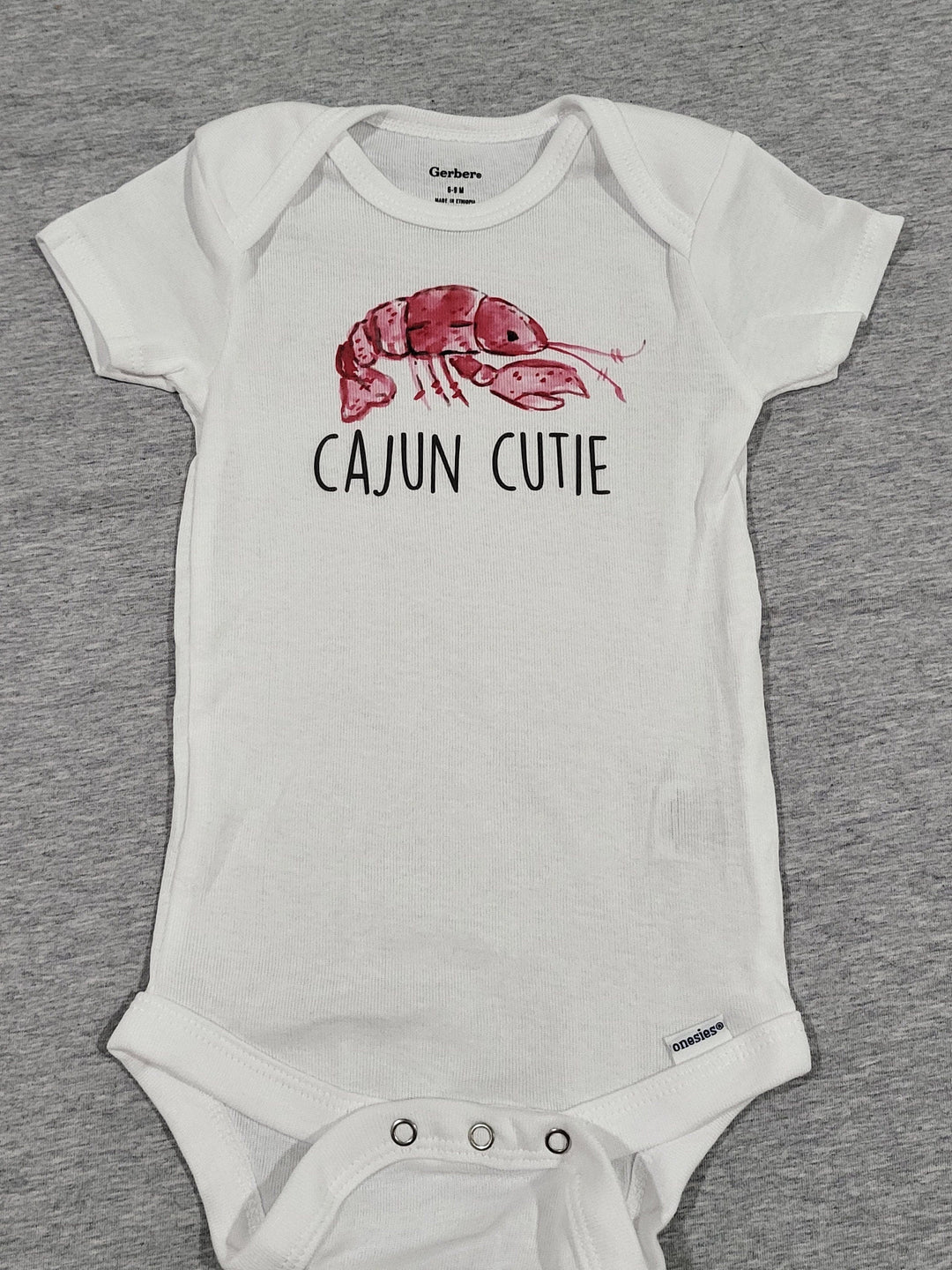 Cajun Cutie - Baby Boy Girl Clothes Infant Bodysuit Funny Cute Newborn Onesie