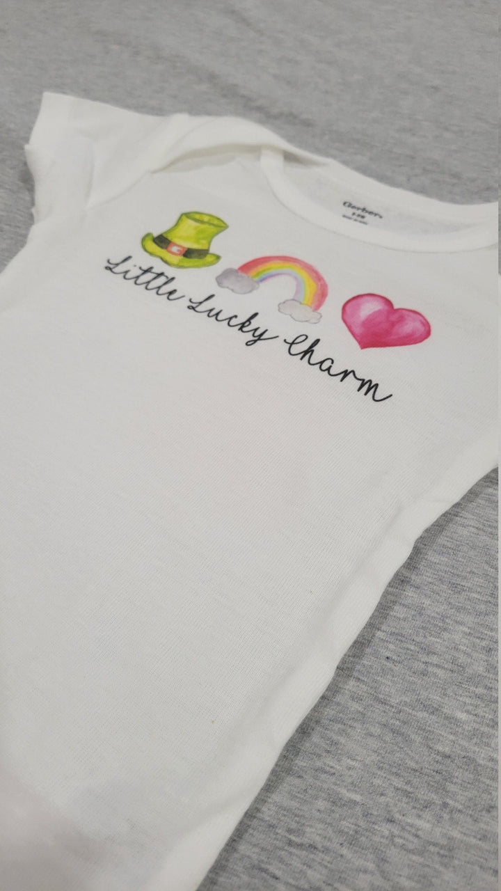 Irish Charm Icons - Baby Boy Girl Clothes Infant Bodysuit Funny Cute Newborn Onesie