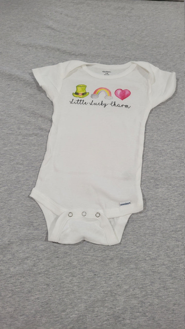 Irish Charm Icons - Baby Boy Girl Clothes Infant Bodysuit Funny Cute Newborn Onesie