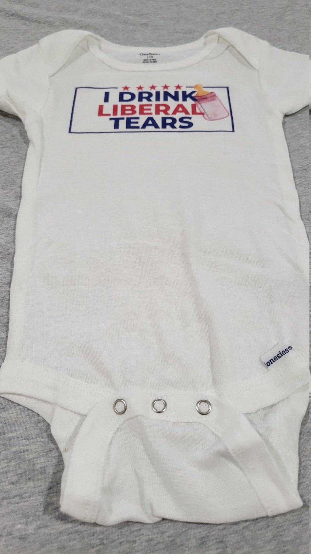 Liberal Tears - Baby Boy Girl Clothes Infant Bodysuit Funny Cute Newborn Onesie