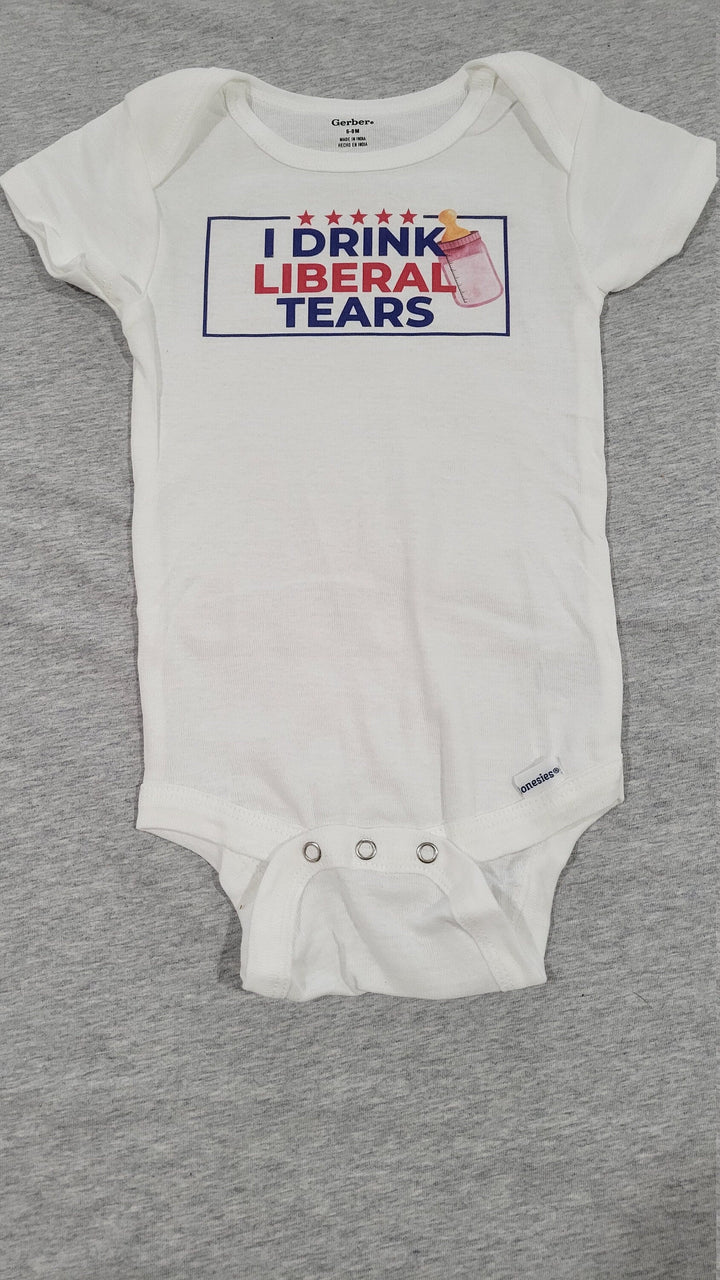 Liberal Tears - Baby Boy Girl Clothes Infant Bodysuit Funny Cute Newborn Onesie