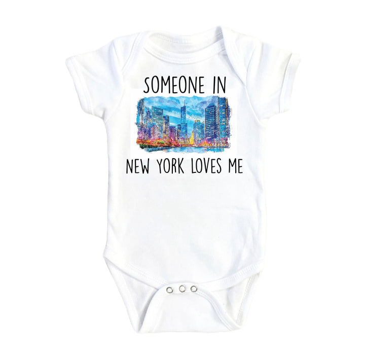 New York Scene - Baby Boy Girl Clothes Infant Bodysuit Funny Cute Newborn 1B Onesie