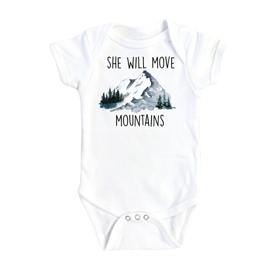 Mountain Move - Baby Boy Girl Clothes Infant Bodysuit Funny Cute Newborn Onesie