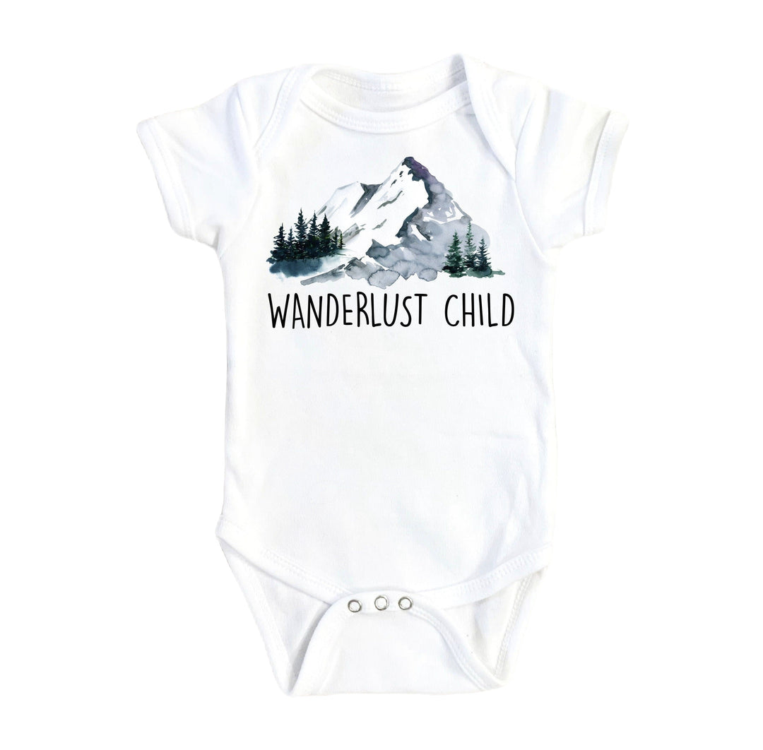 Wanderlust Child - Baby Boy Girl Clothes Infant Bodysuit Funny Cute Newborn Onesie