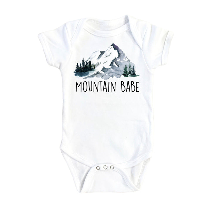 Mountain Babe - Baby Boy Girl Clothes Infant Bodysuit Funny Cute Newborn Onesie