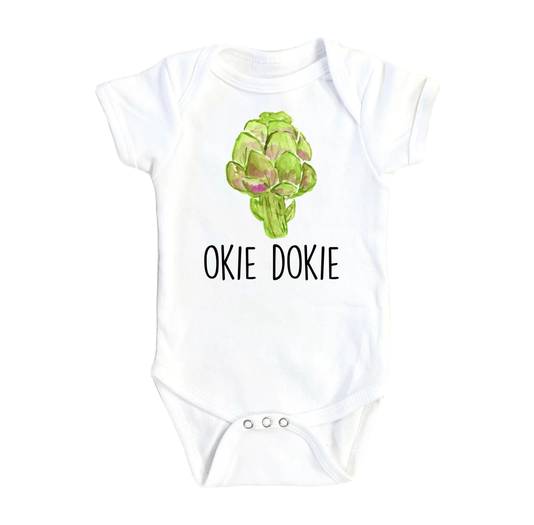 Artichoke Okie - Baby Boy Girl Clothes Infant Bodysuit Funny Cute Newborn Onesie