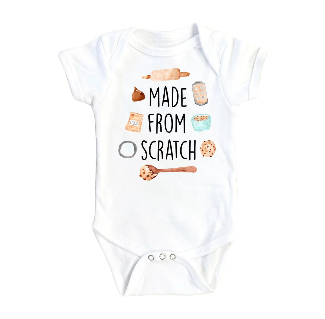 Bakery Scratch - Baby Boy Girl Clothes Infant Bodysuit Funny Cute Newborn Onesie