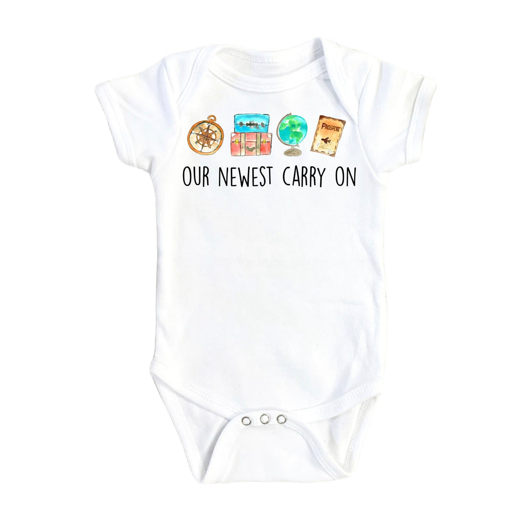 Travel Carry On - Baby Boy Girl Clothes Infant Bodysuit Funny Cute Newborn 1A Onesie