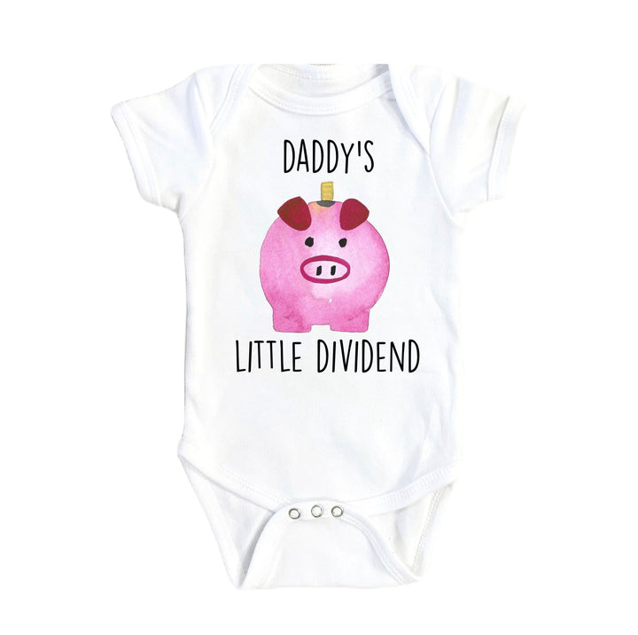 Finance Pig Bank - Baby Boy Girl Clothes Infant Bodysuit Funny Cute Newborn Onesie