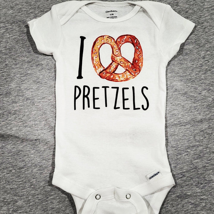 Pretzel - Baby Boy Girl Clothes Infant Bodysuit Funny Cute Newborn 1D Onesie