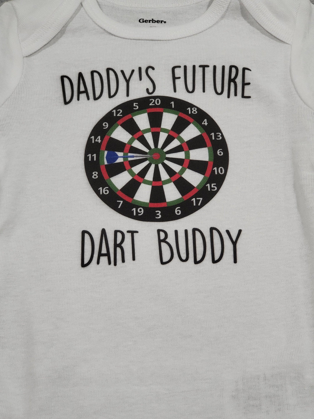 Darts Buddy - Baby Boy Girl Clothes Infant Bodysuit Funny Cute Newborn Onesie