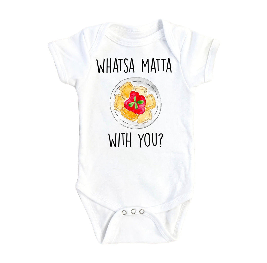 Italian Pasta Matta - Baby Boy Girl Clothes Infant Bodysuit Funny Cute Newborn Onesie