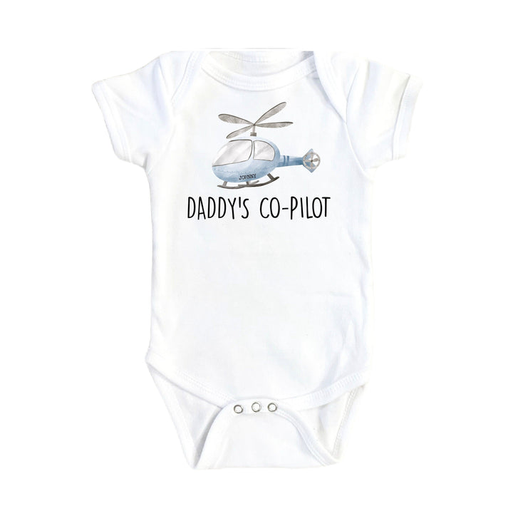 Helicopter Copilot - Baby Boy Girl Clothes Infant Bodysuit Funny Cute Newborn Onesie