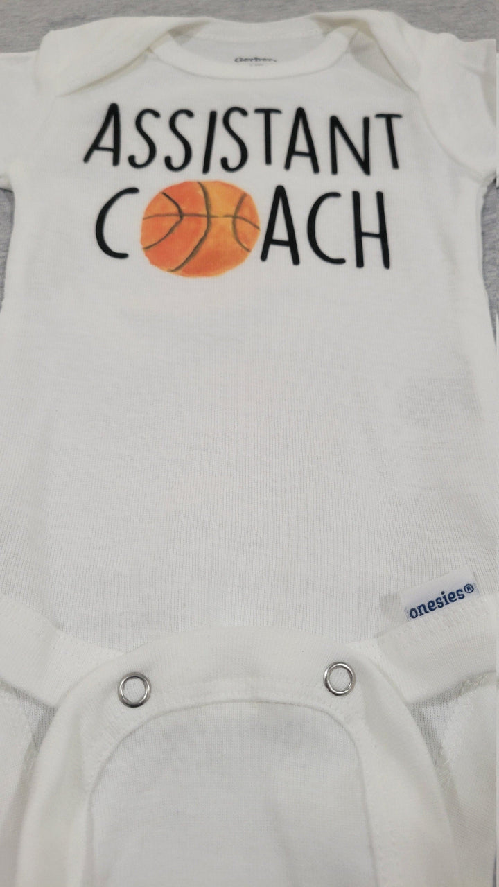 Assistant Basketball - Baby Boy Girl Clothes Infant Bodysuit Funny Cute Newborn Onesie