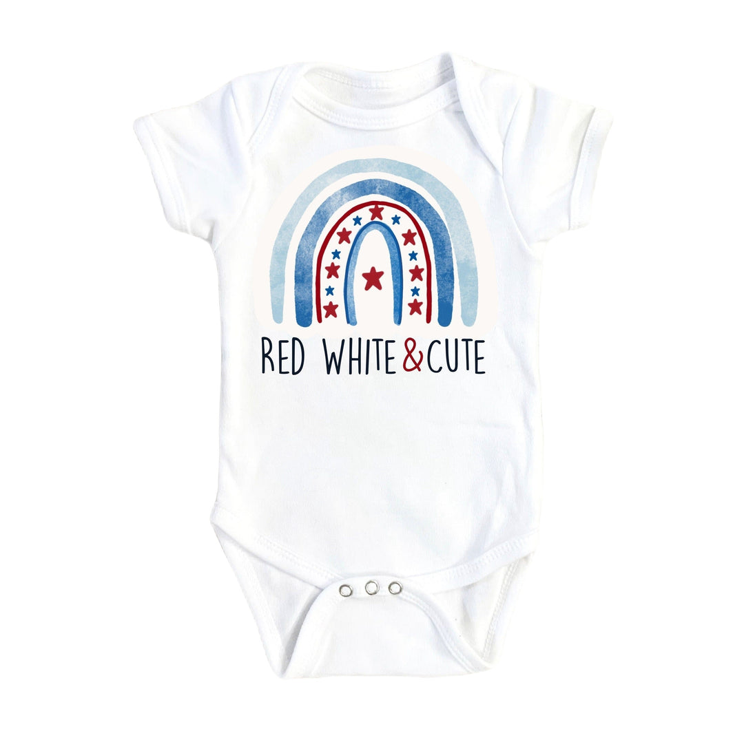 Patriotic July 4Th - Baby Boy Girl Clothes Infant Bodysuit Funny Cute Newborn 1B Onesie