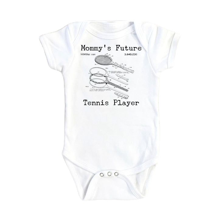 Tennis Patent - Baby Boy Girl Clothes Infant Bodysuit Funny Cute Newborn Onesie