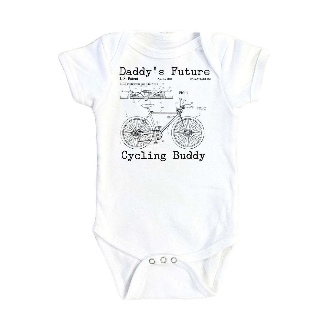 Bicycle Patent - Baby Boy Girl Clothes Infant Bodysuit Funny Cute Newborn Onesie