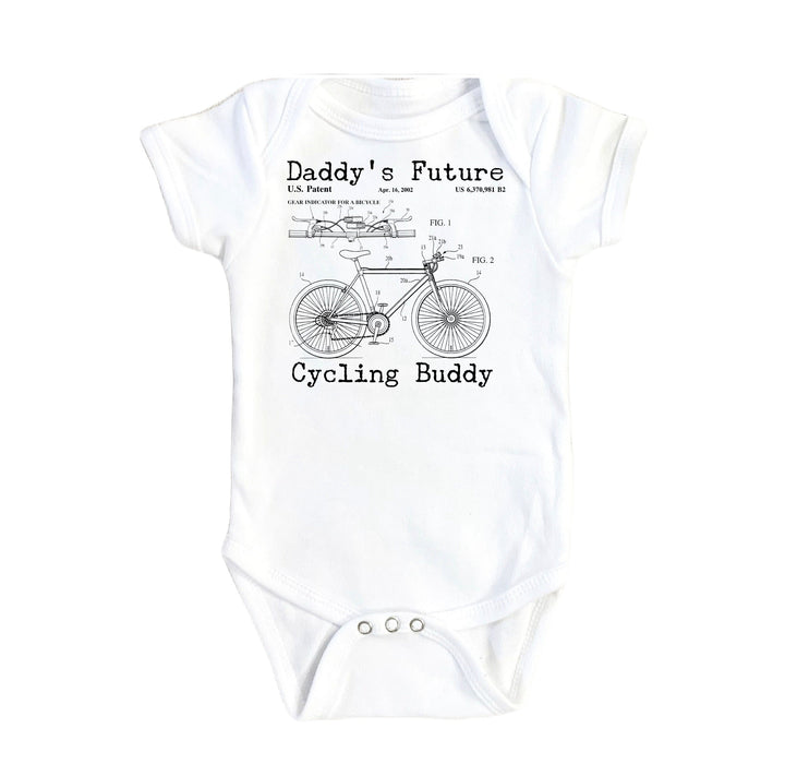 Bicycle Patent - Baby Boy Girl Clothes Infant Bodysuit Funny Cute Newborn Onesie