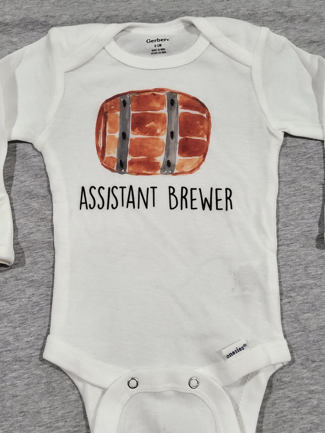 Beer Assistant - Baby Boy Girl Clothes Infant Bodysuit Funny Cute Newborn Onesie