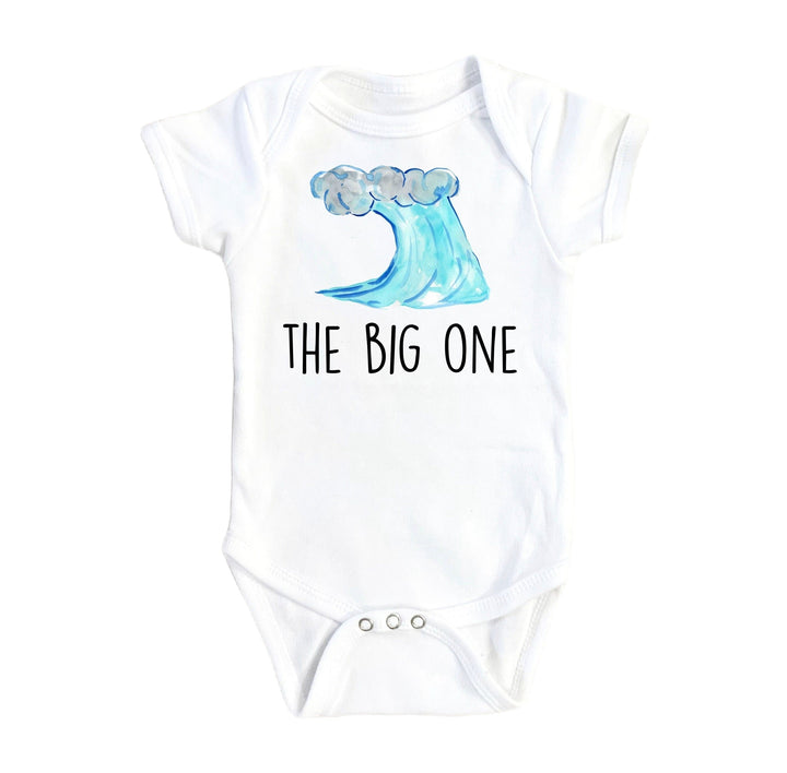 Surfing Big One - Baby Boy Girl Clothes Infant Bodysuit Funny Cute Newborn Onesie