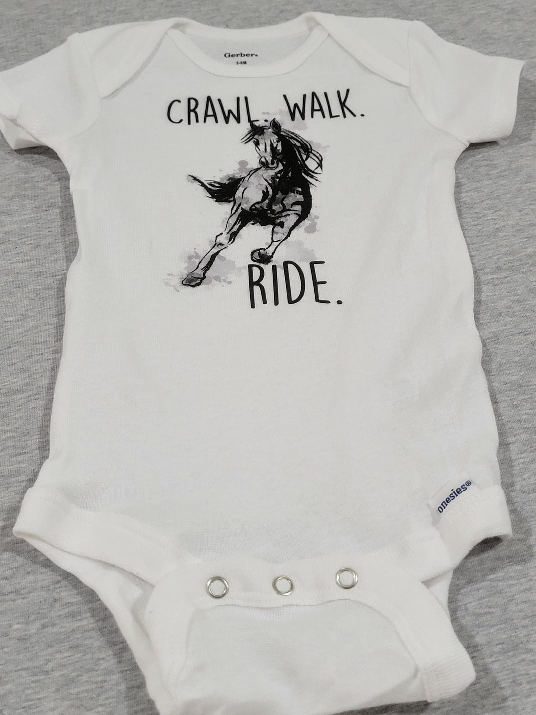 Horse Ride - Baby Boy Girl Clothes Infant Bodysuit Funny Cute Newborn Onesie