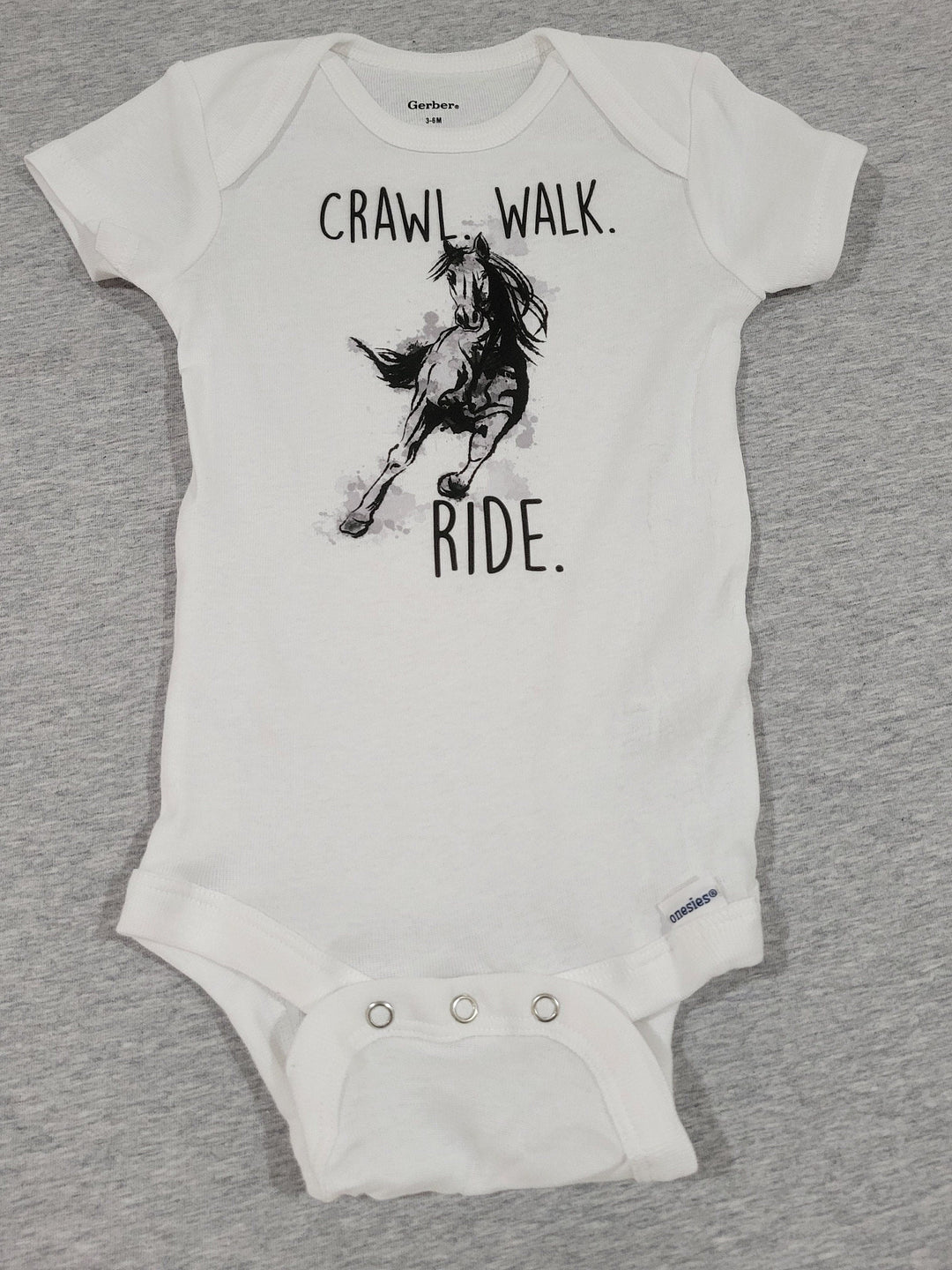 Horse Ride - Baby Boy Girl Clothes Infant Bodysuit Funny Cute Newborn Onesie