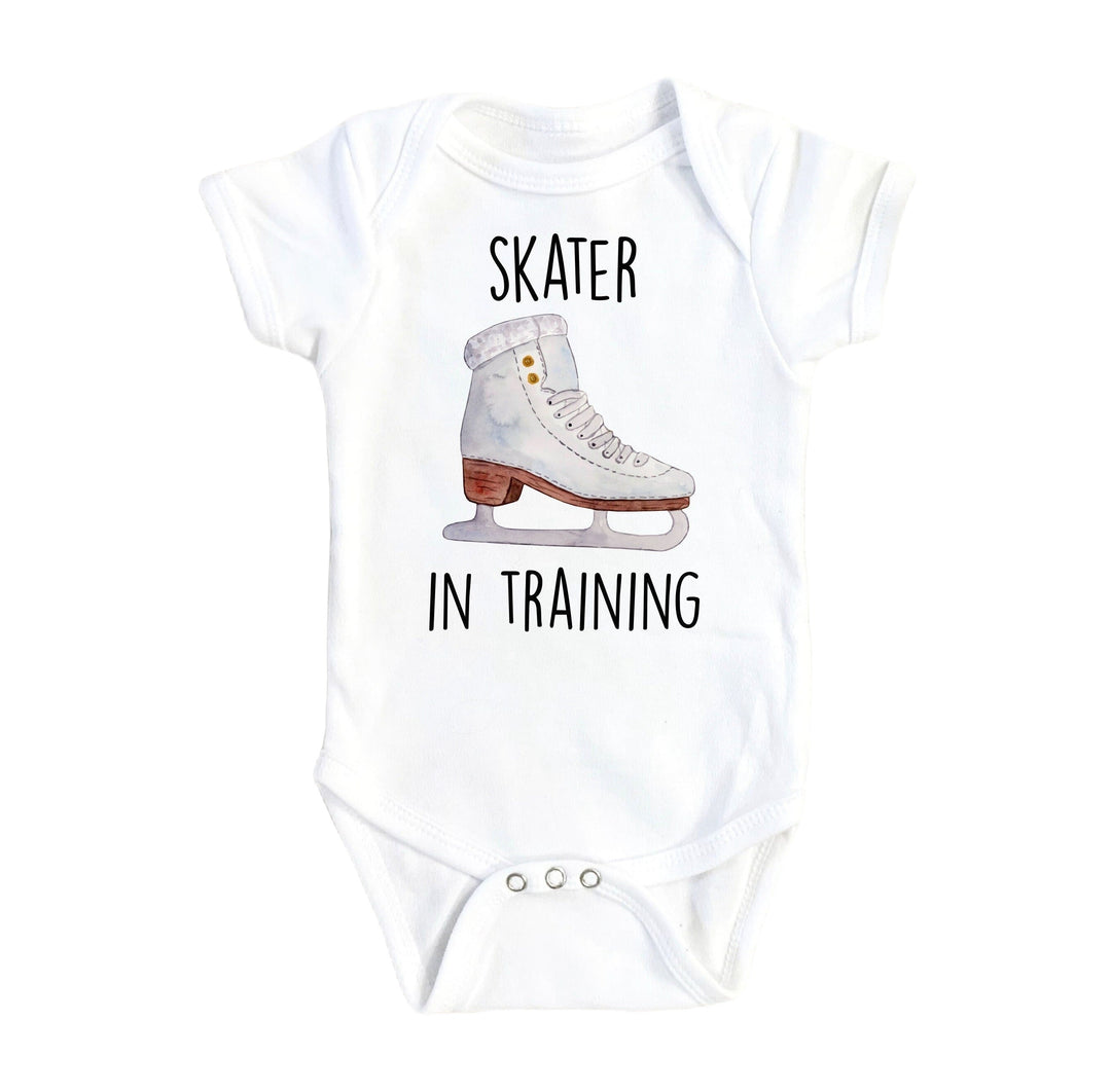 Ice Skater Training - Baby Boy Girl Clothes Infant Bodysuit Funny Cute Newborn Onesie