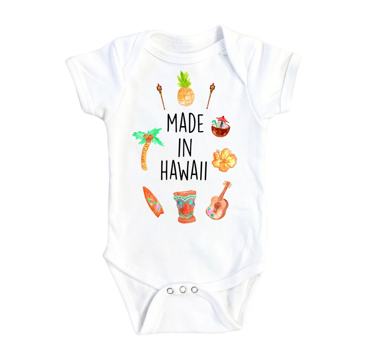 Hawaii - Baby Boy Girl Clothes Infant Bodysuit Funny Cute Newborn Onesie