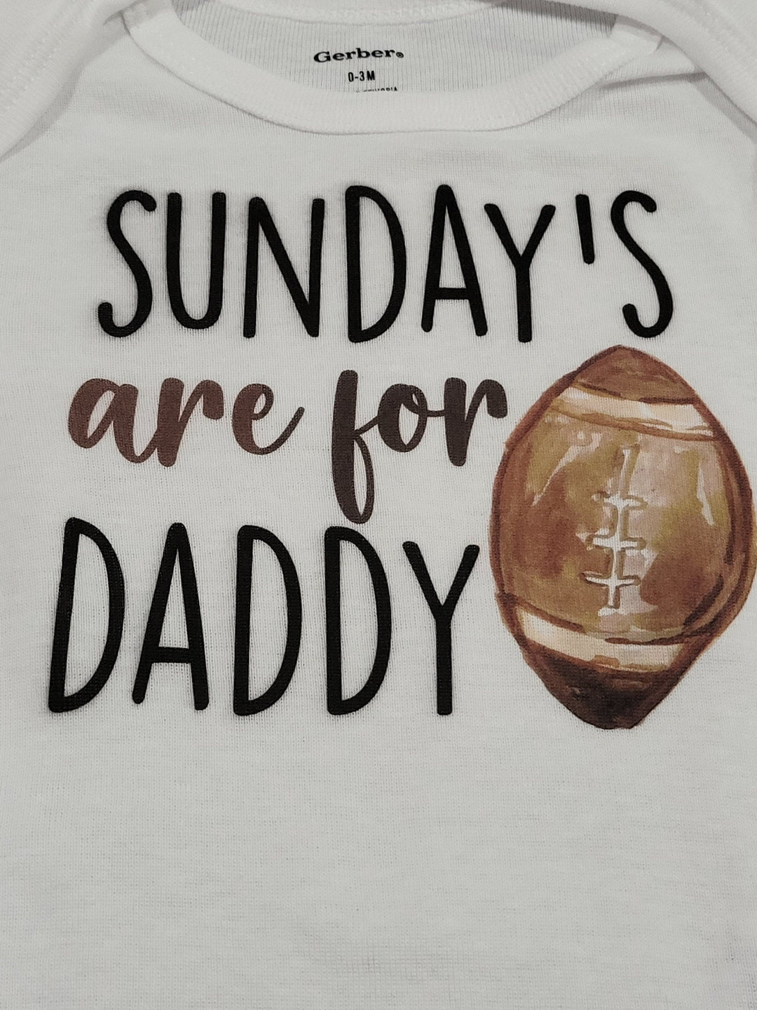 Football Sunday - Baby Boy Girl Clothes Infant Bodysuit Funny Cute Newborn Onesie