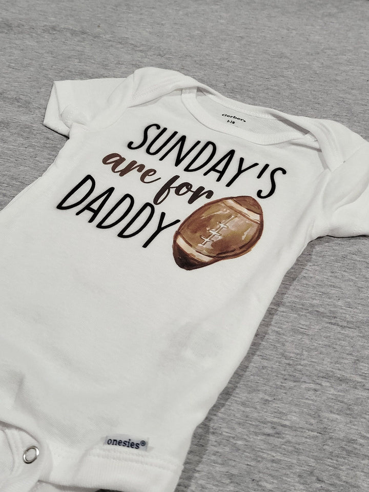 Football Sunday - Baby Boy Girl Clothes Infant Bodysuit Funny Cute Newborn Onesie