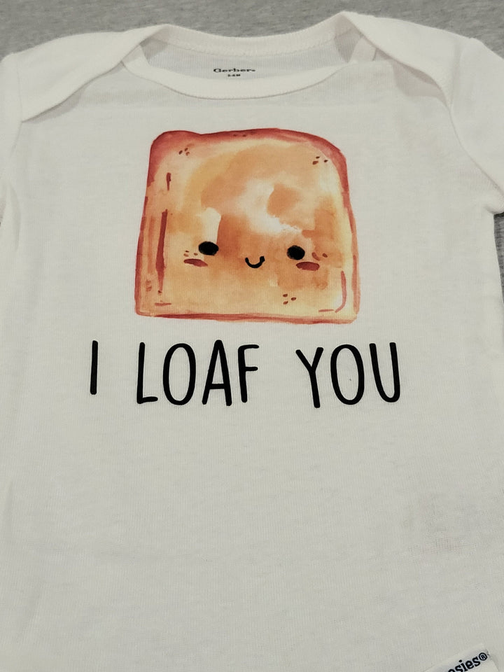 Bread Bakery - Baby Boy Girl Clothes Infant Bodysuit Funny Cute Newborn Onesie