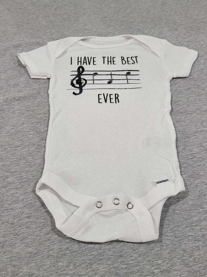 Best Dad Musician - Baby Boy Girl Clothes Infant Bodysuit Funny Cute Newborn Onesie