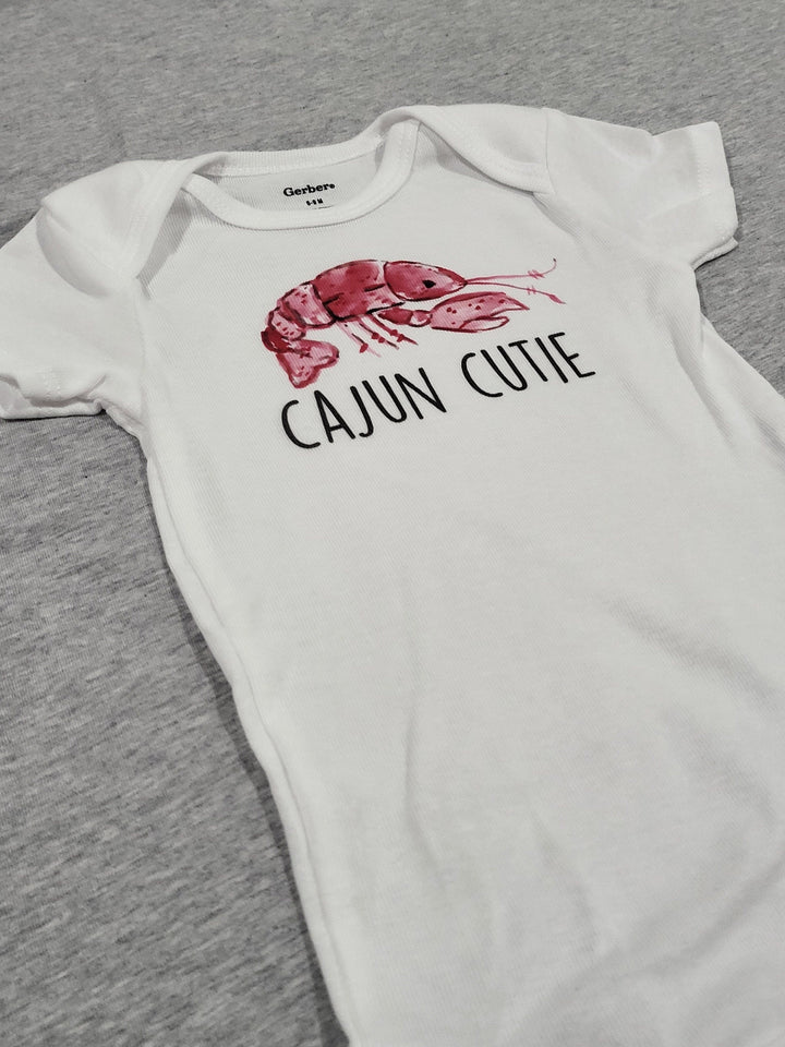 Cajun Cutie - Baby Boy Girl Clothes Infant Bodysuit Funny Cute Newborn Onesie