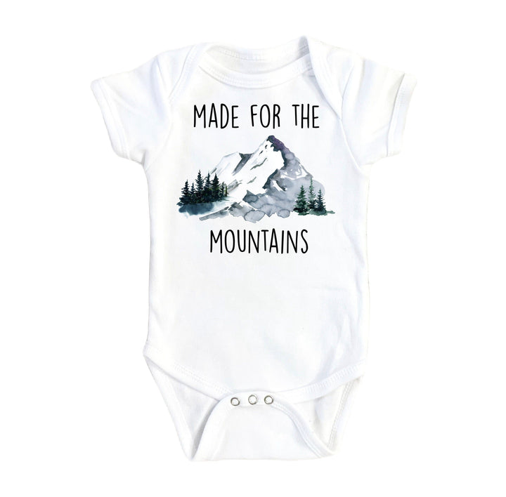 Mountain Made - Baby Boy Girl Clothes Infant Bodysuit Funny Cute Newborn Onesie