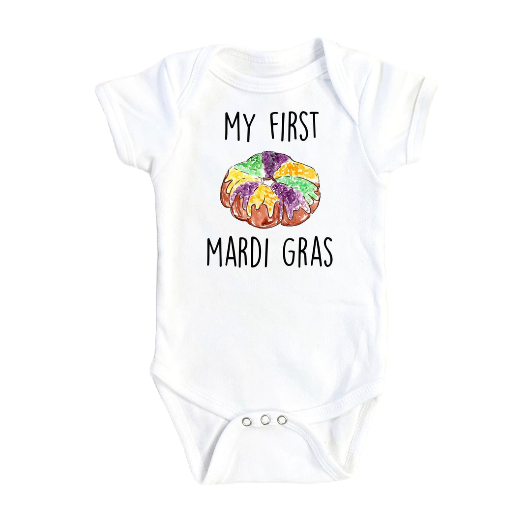 Mardi Gras - Baby Boy Girl Clothes Infant Bodysuit Funny Cute Newborn 1H Onesie