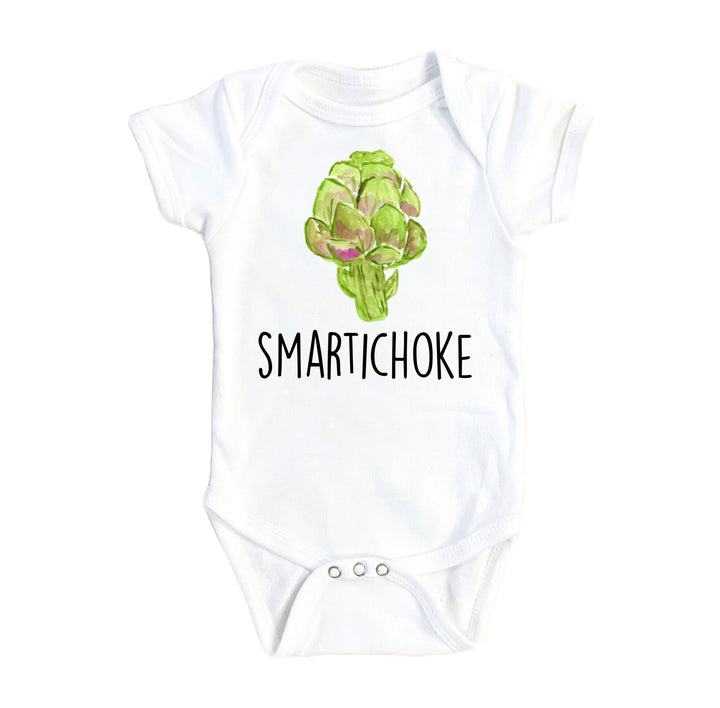 Artichoke Smart - Baby Boy Girl Clothes Infant Bodysuit Funny Cute Newborn Onesie