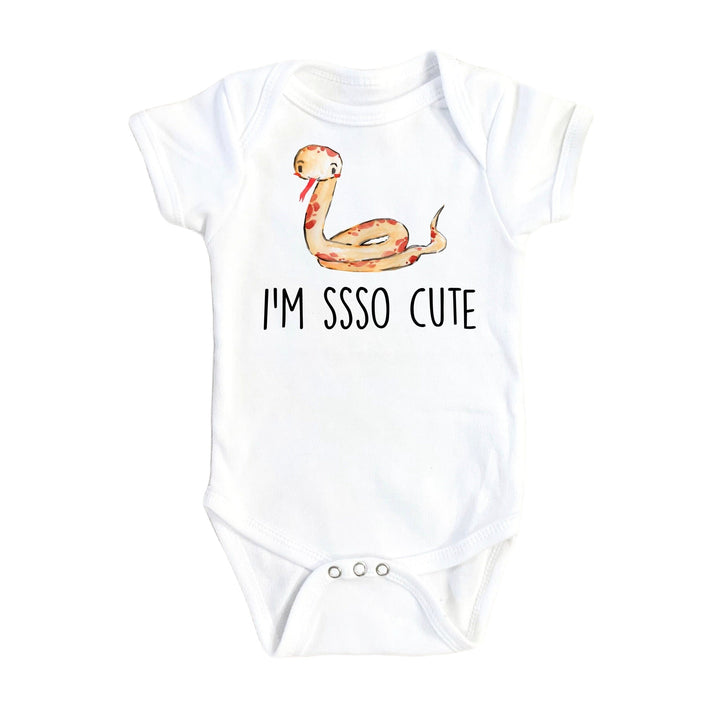 Snake Cute - Baby Boy Girl Clothes Infant Bodysuit Funny Newborn Onesie